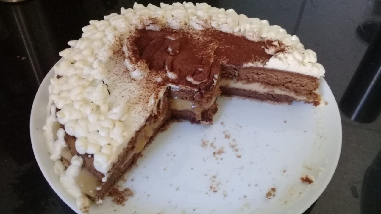 Bolo Tiramisu Simples