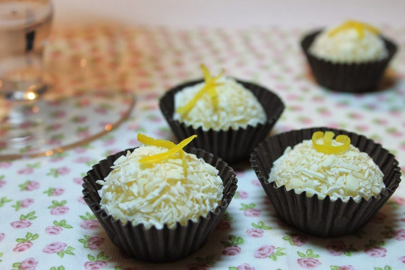 Brigadeiro de limão siciliano