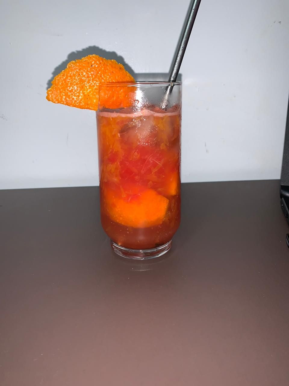 Caipiroska de tangerina com melancia