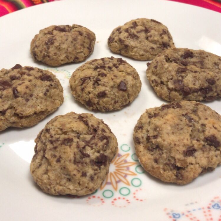 Cookie de chocolate meio amargo sem glúten