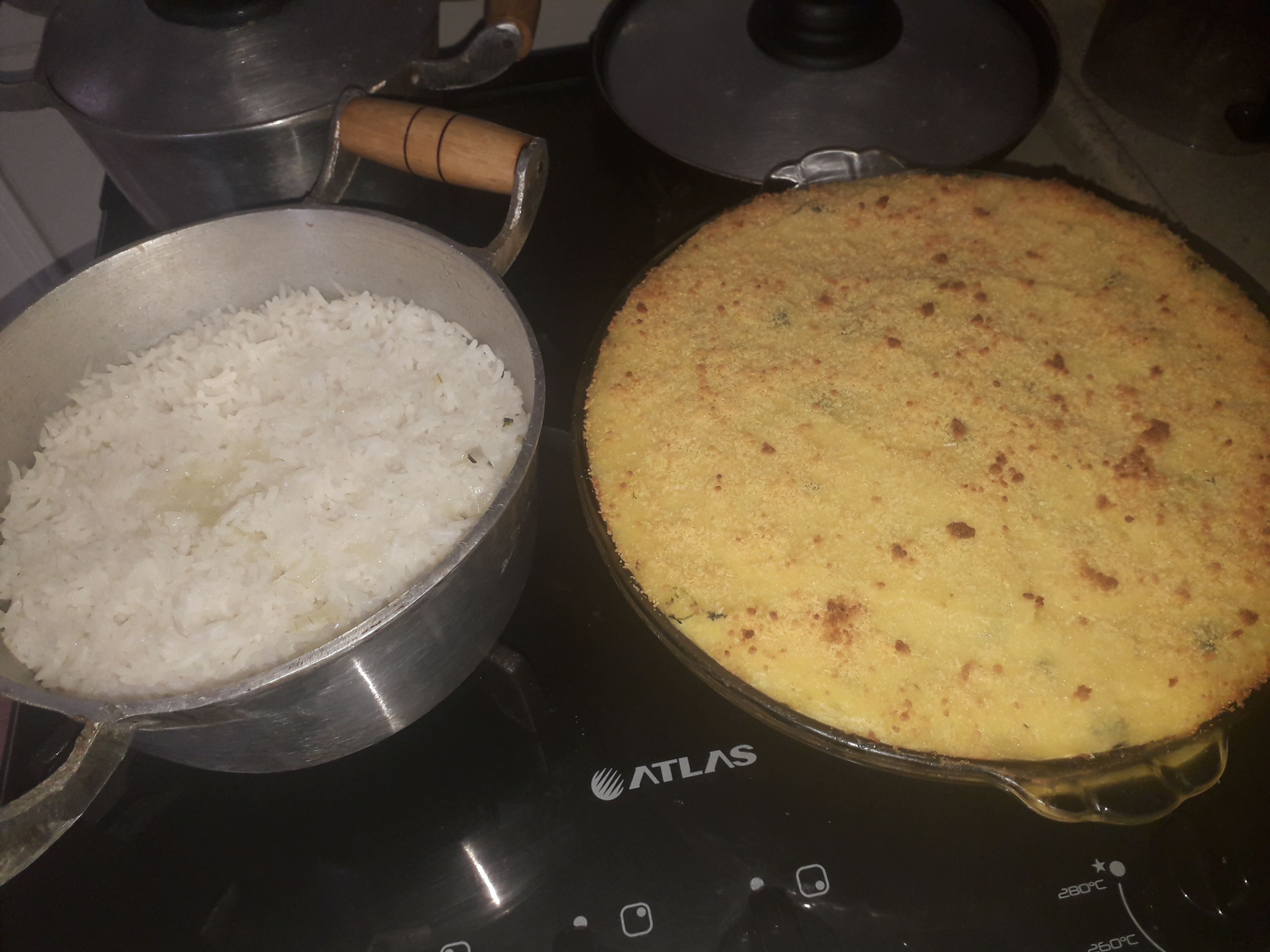 Escondidinho de carne aranha desfiada