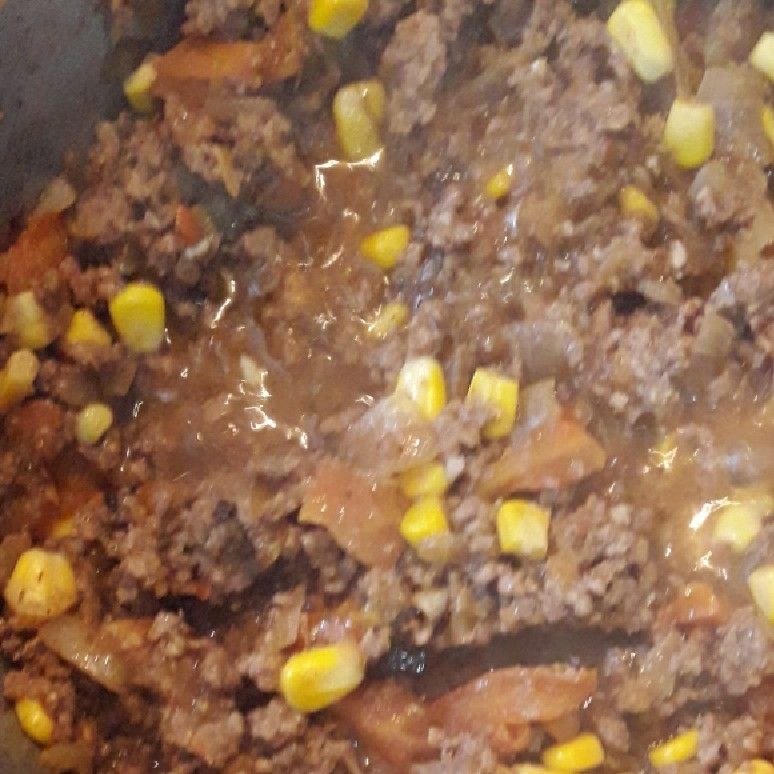 Escondidinho de mandioquinha com carne moída