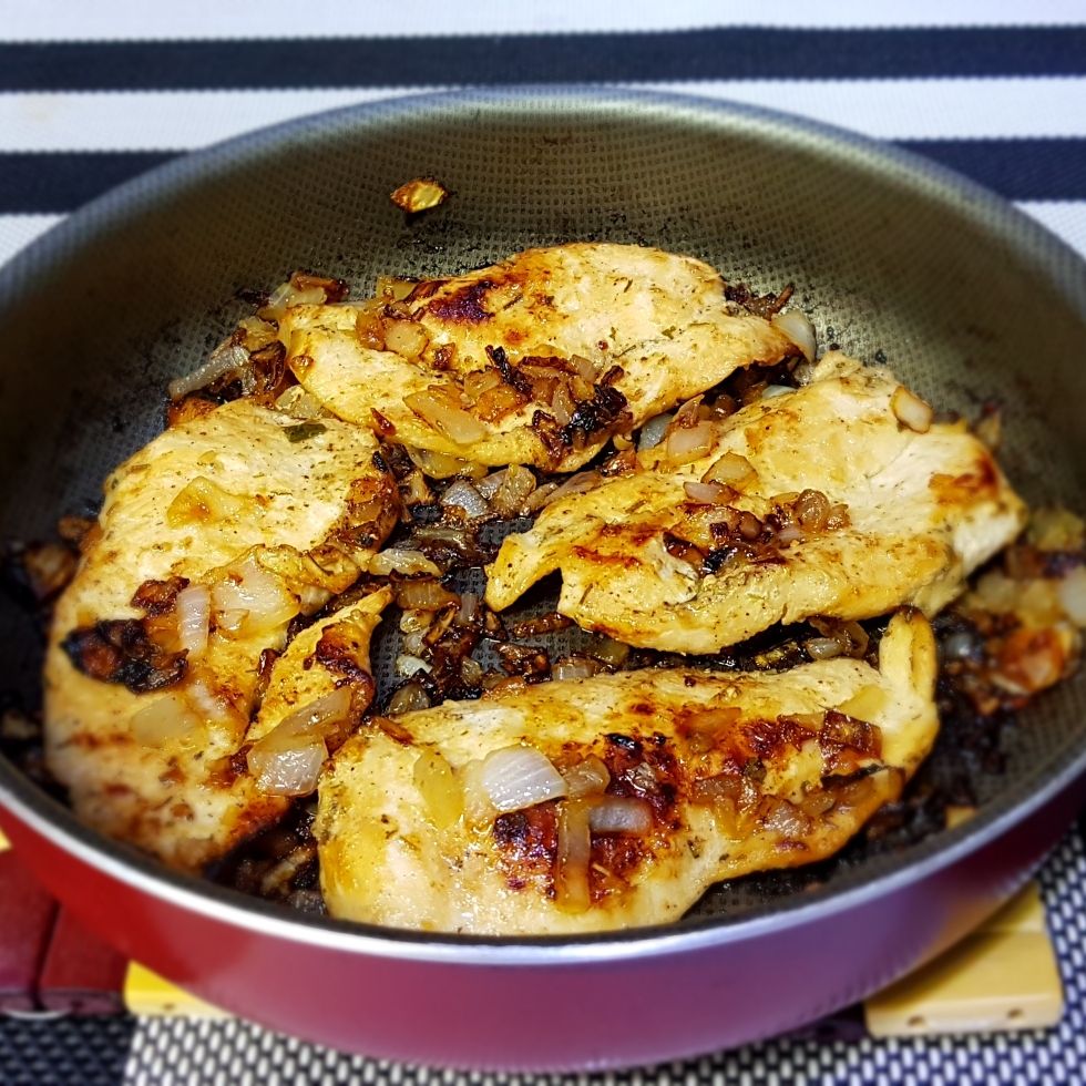 Filé de frango com manteiga