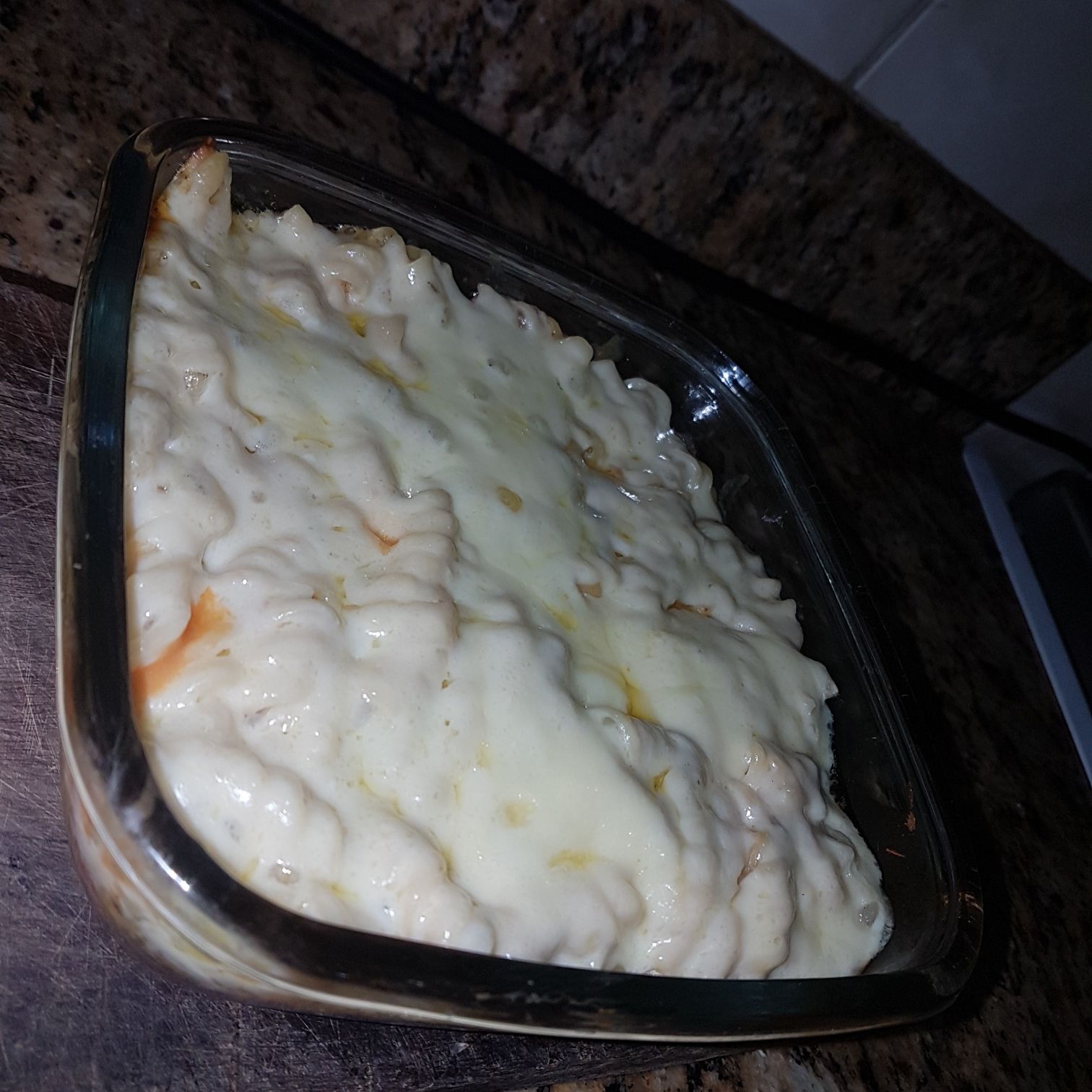 Macarrão ao creme de milho