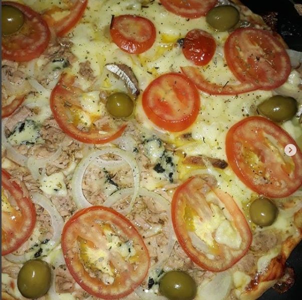 Massa de pizza crocante