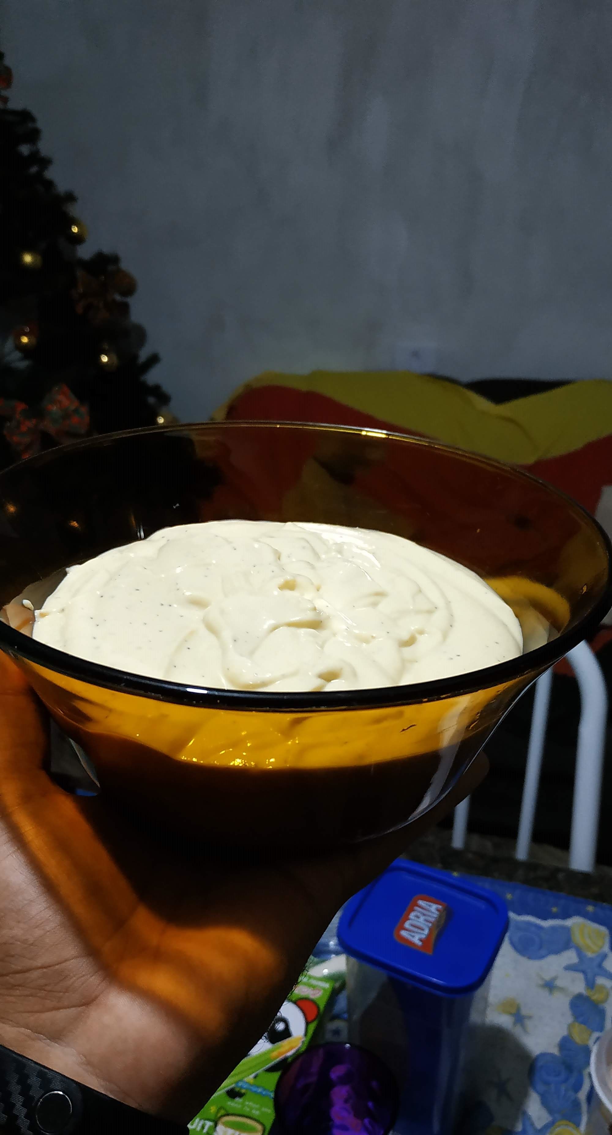 Mousse de maracujá vegano e sem açúcar