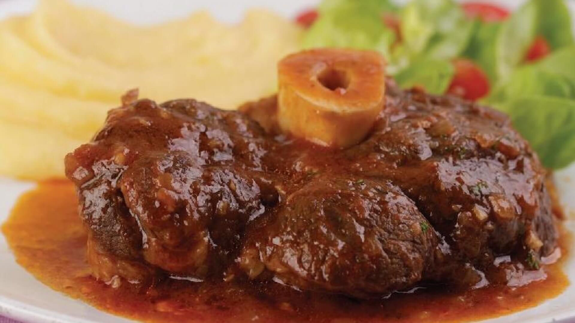 Ossobuco com alho poró