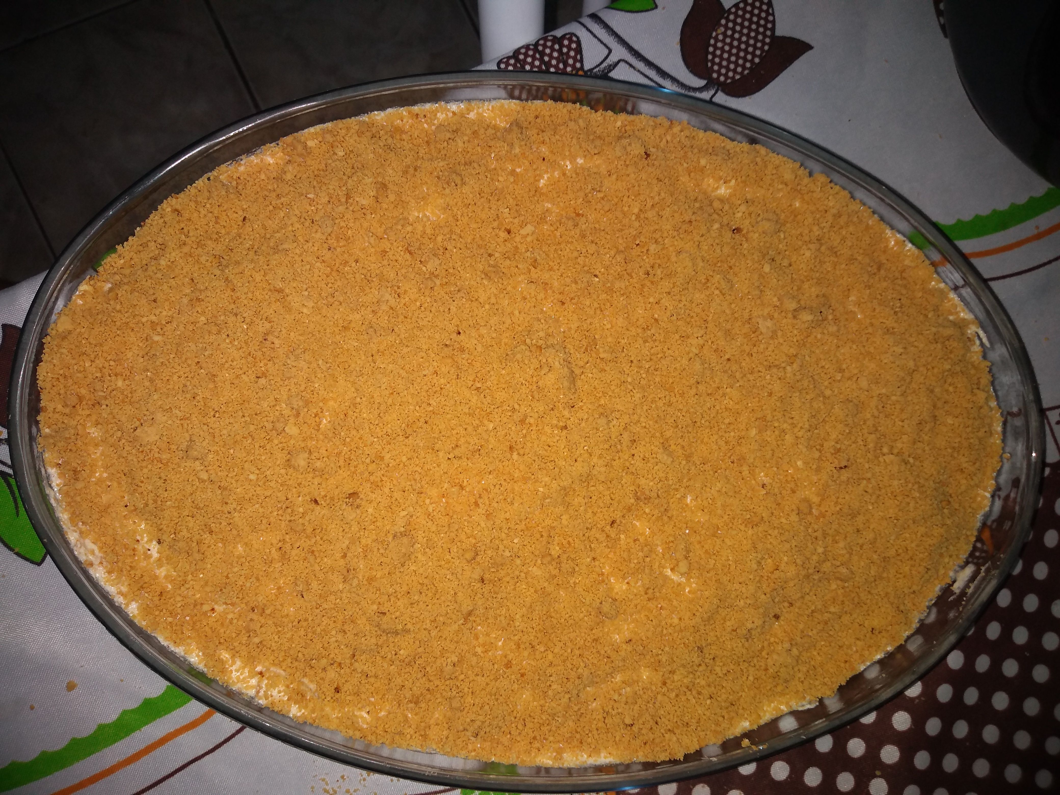 Pavê de amendoim delicioso