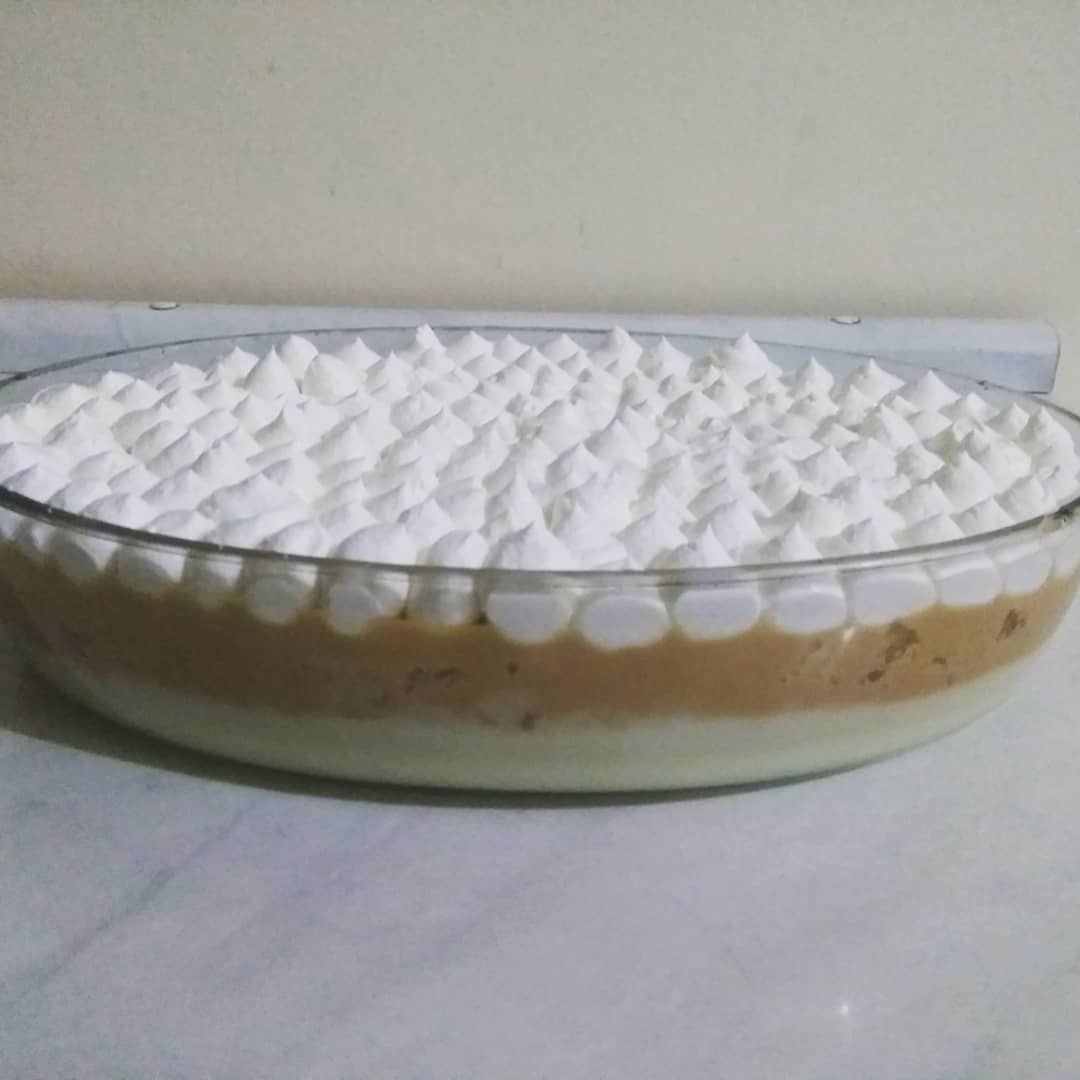 Pavê de doce de leite com abacaxi