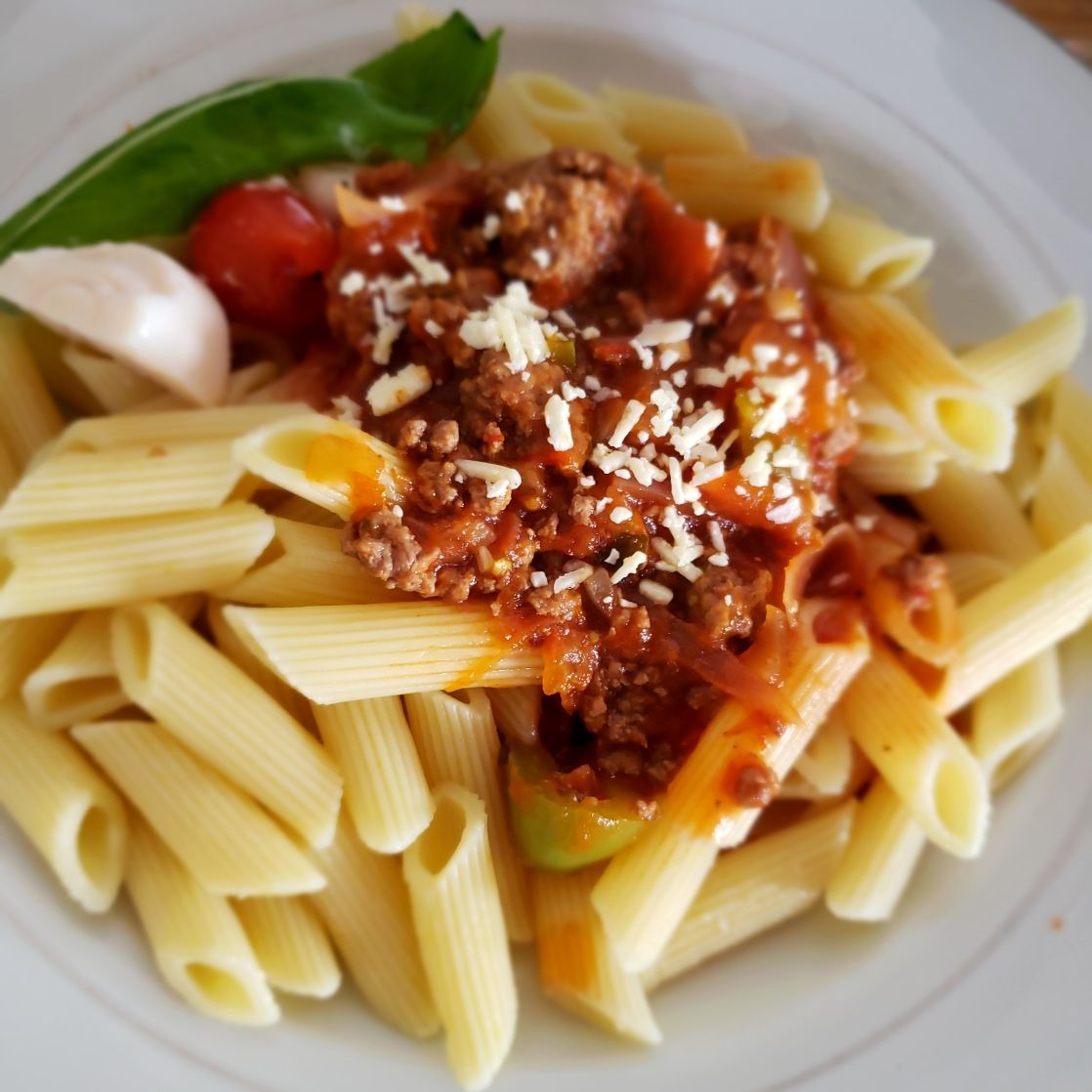 Penne a bolonhesa