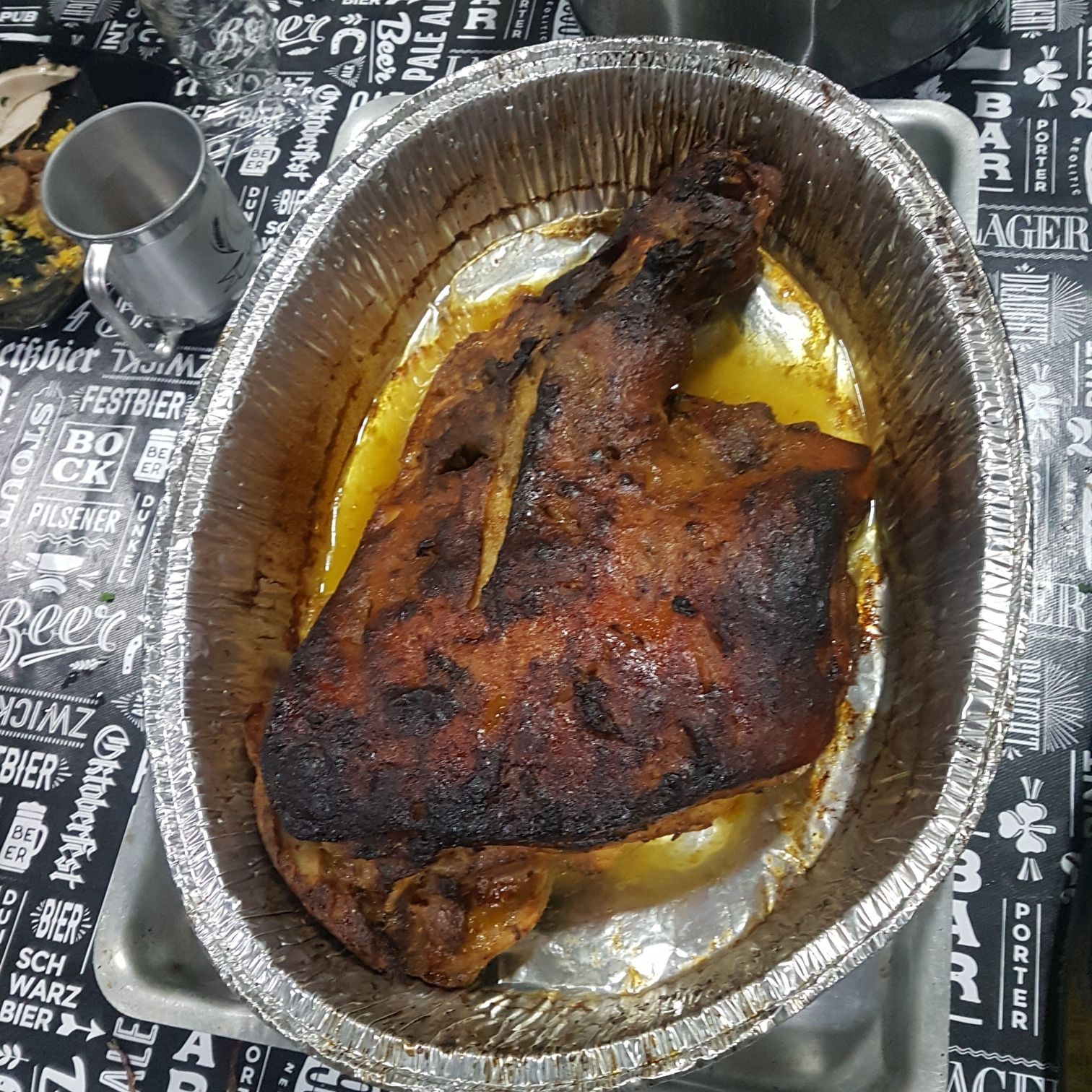 Pernil temperado do Moleza