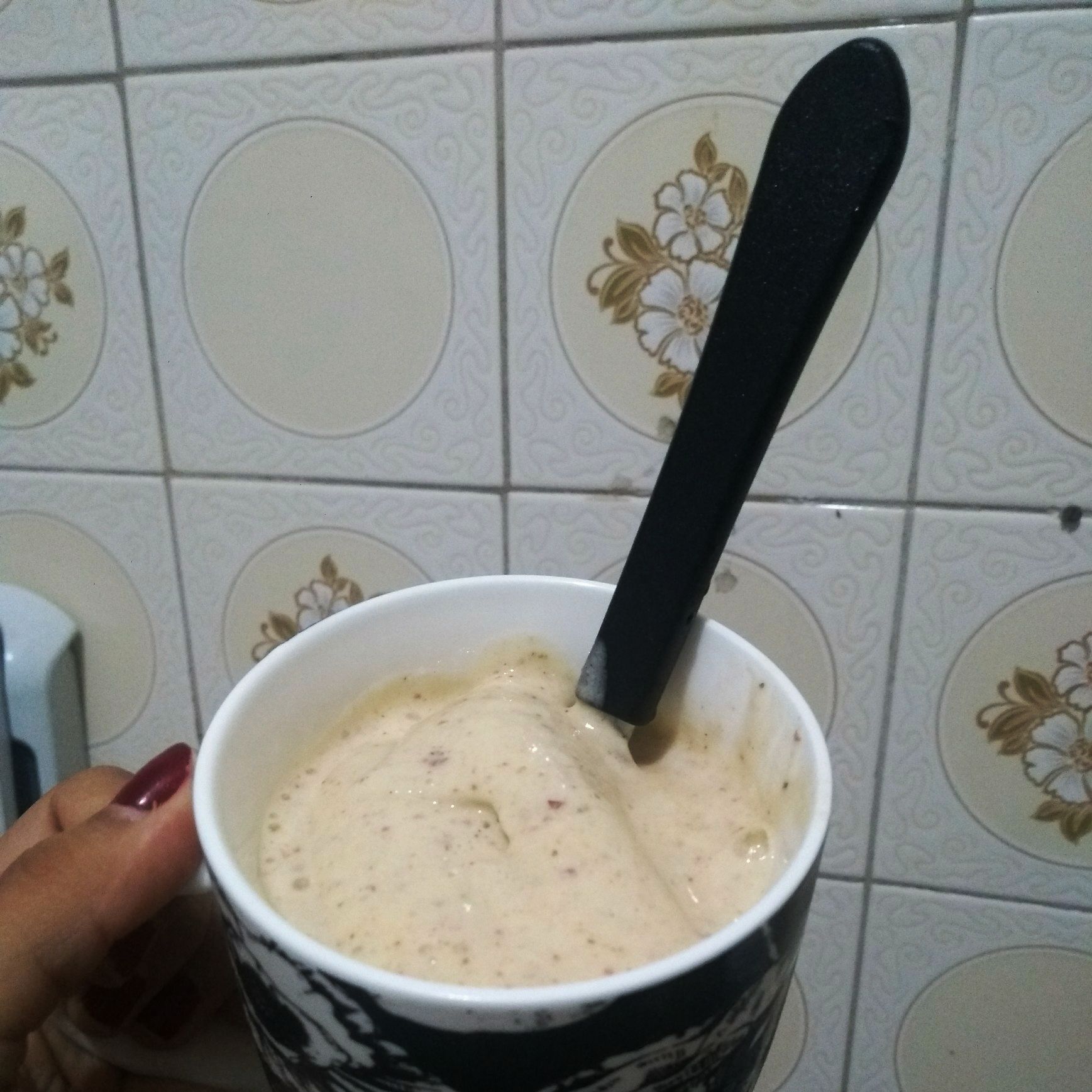 Smoothie de banana e maçã