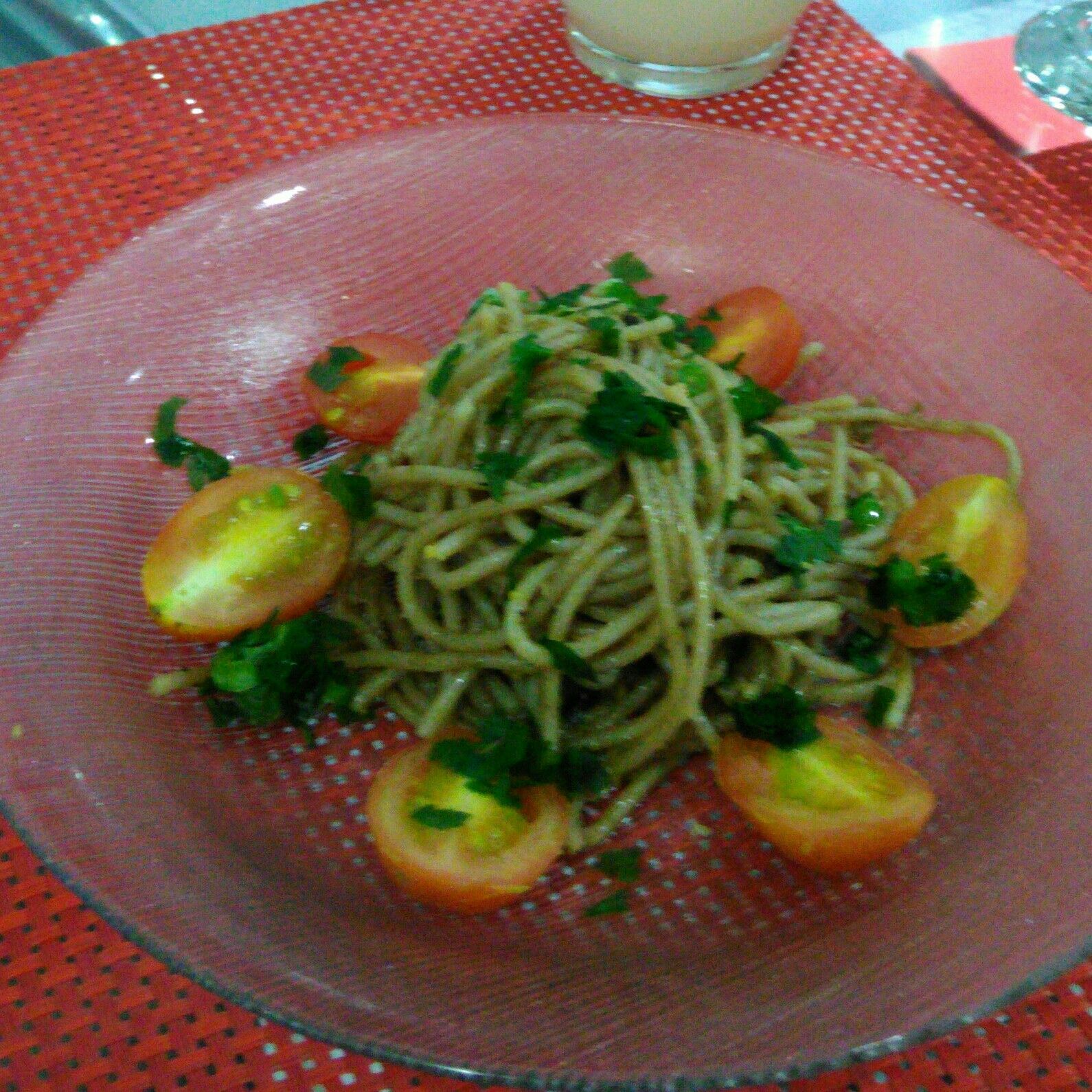 Spaghetti ao vinho do chef Mac