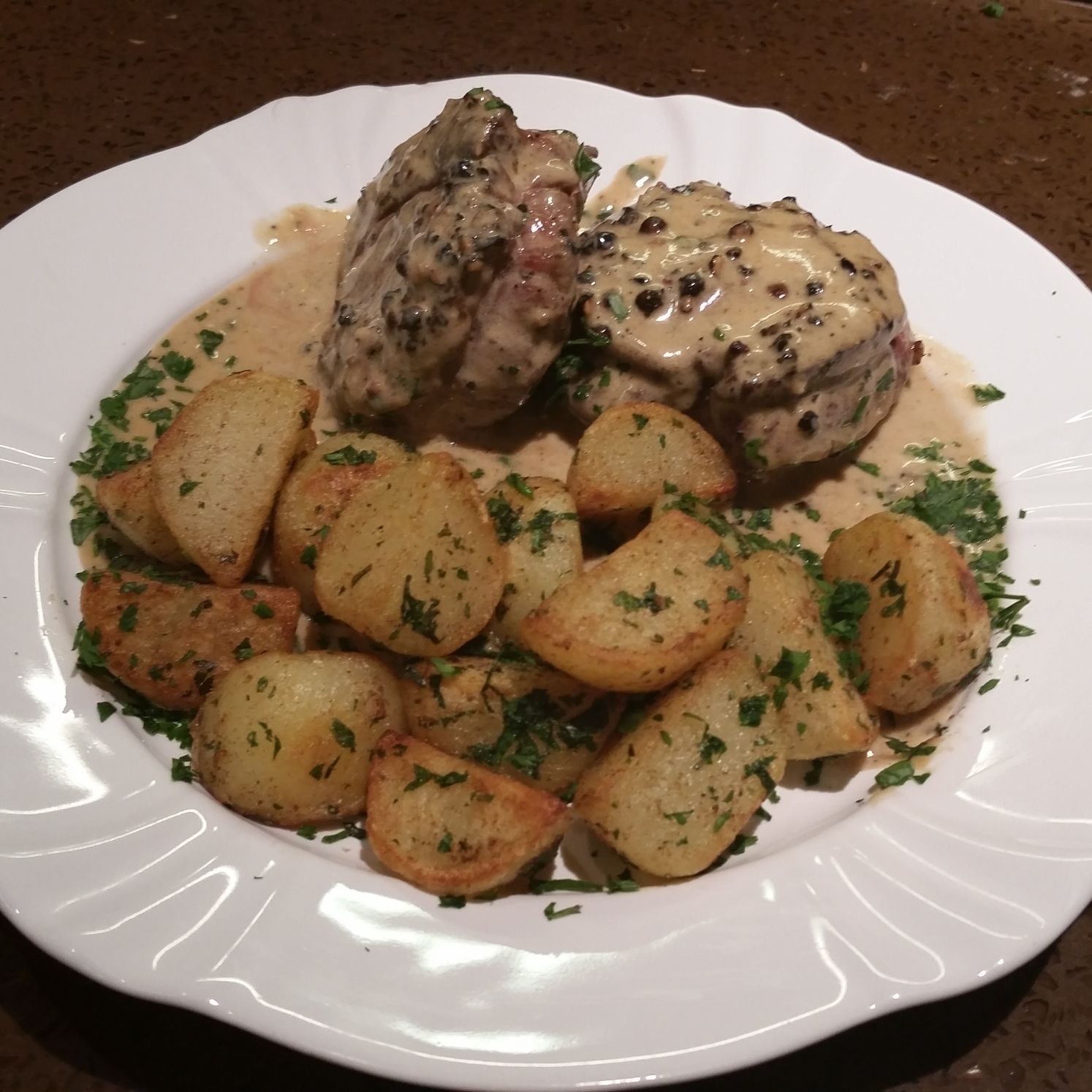 Steak au poivre