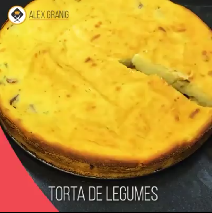 Torta de legumes de liquidificador