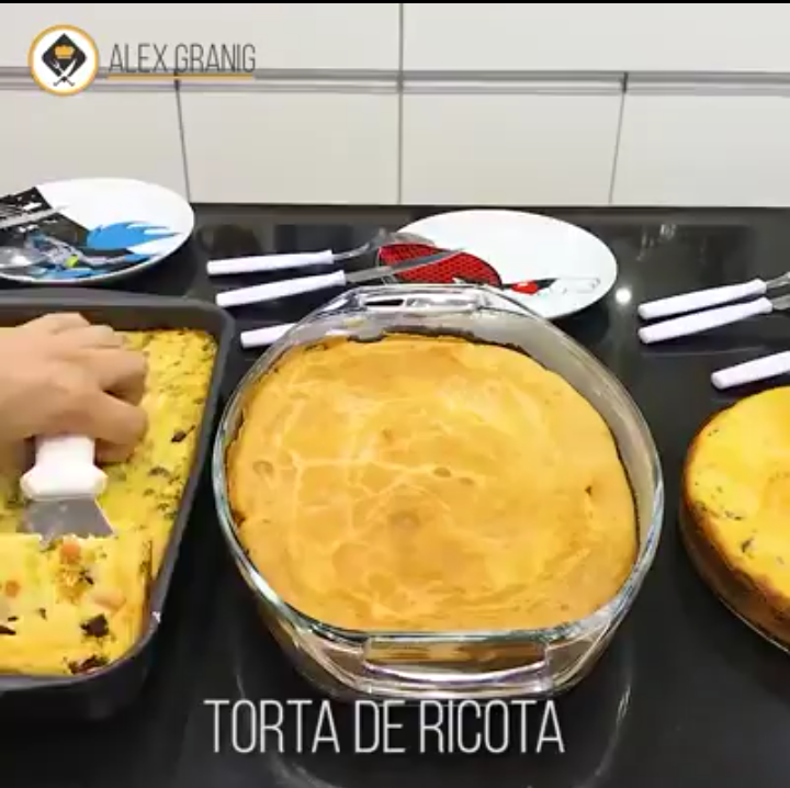 Torta de ricota no liquidificador