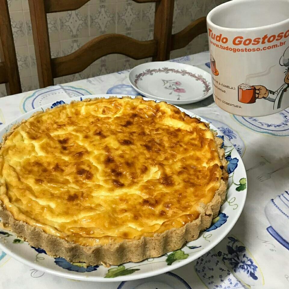 Torta empadão queijo minas